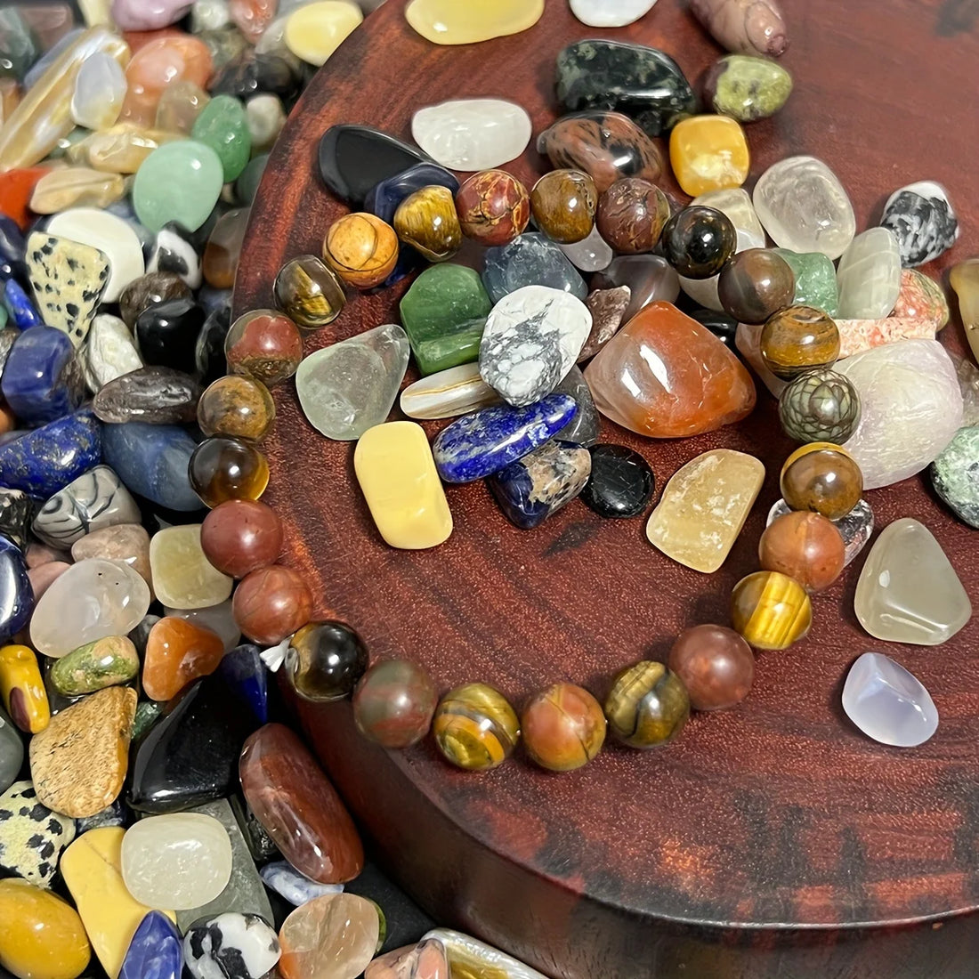 Tiger Eye Picasso Jasper Bracelet By Tinkers Energy