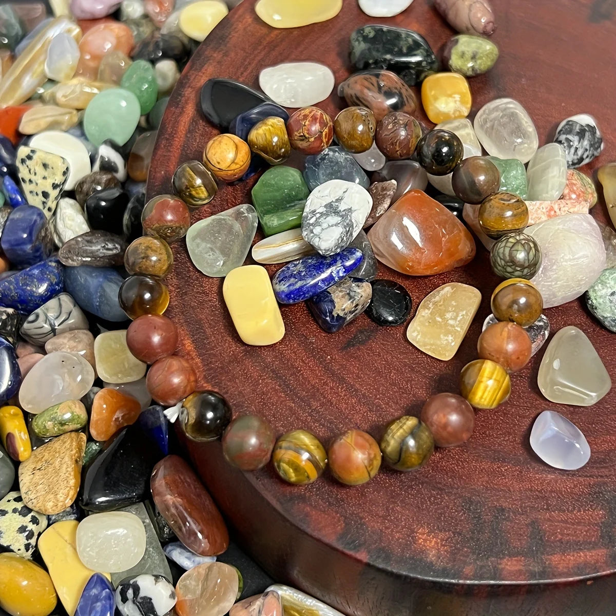 Tiger Eye Picasso Jasper Bracelet By Tinkers Energy