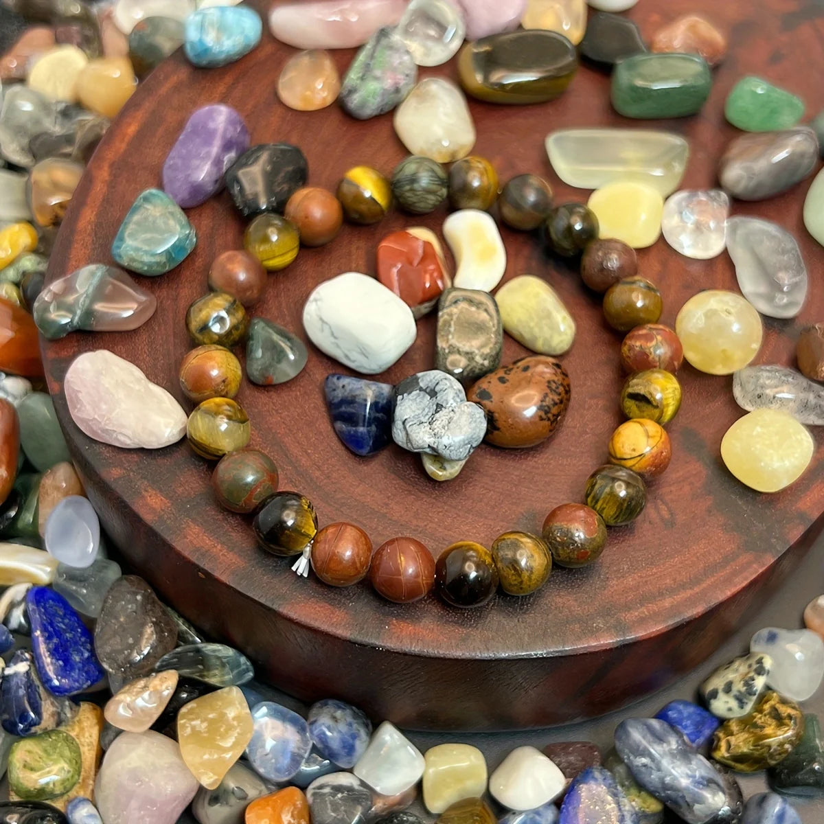 Tiger Eye Picasso Jasper Bracelet By Tinkers Energy