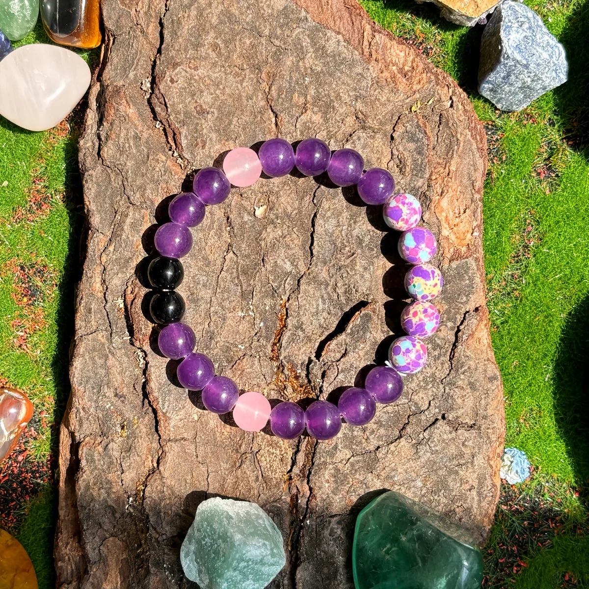 Tinkers Serenity Jasper Stone Bracelet Unisex Insomnia Jewelry - Apparel & Accessories > Jewelry > Bracelets