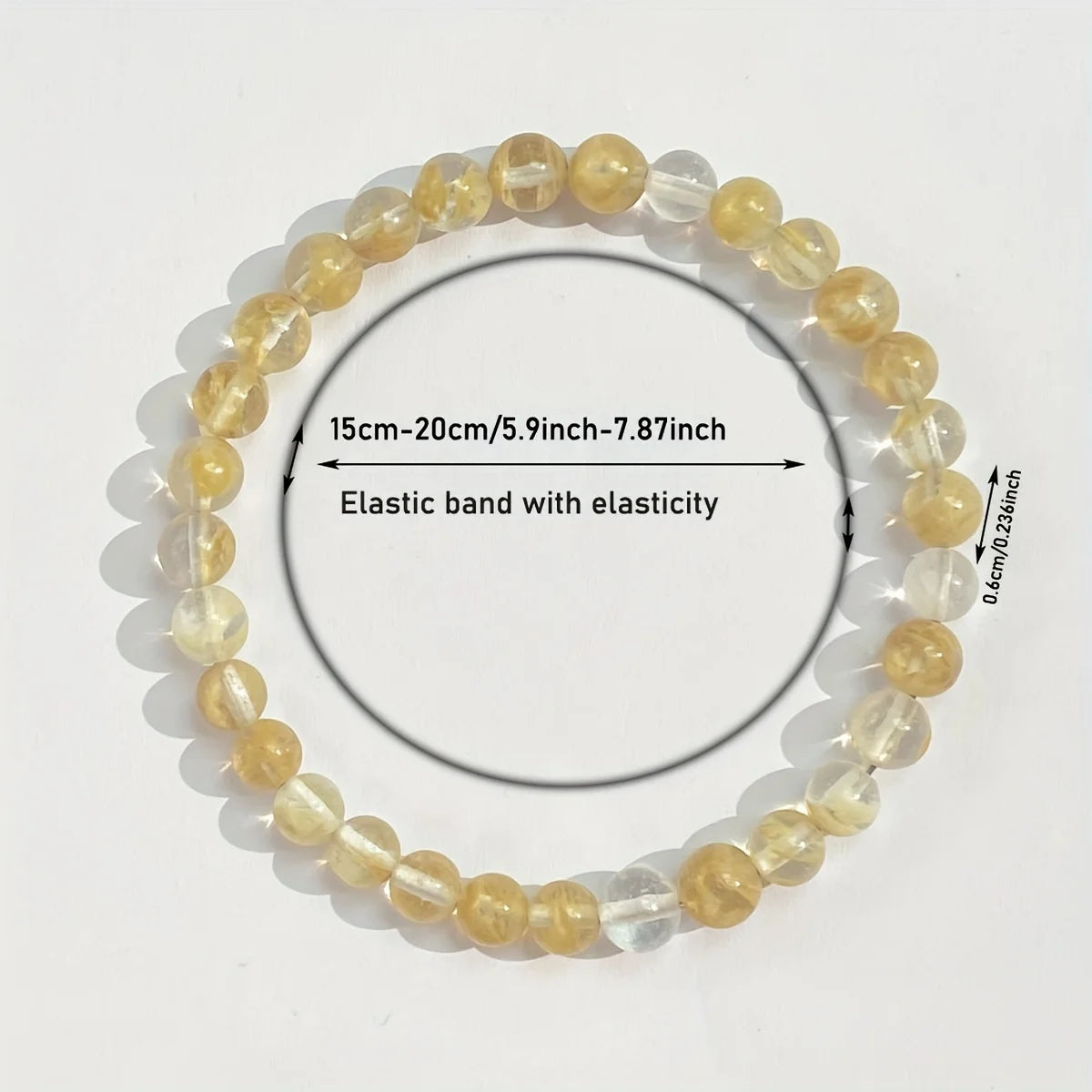 Tinkers Citrine Bracelet Prosperity Optimism Happiness Gift - Apparel & Accessories > Jewelry > Bracelets