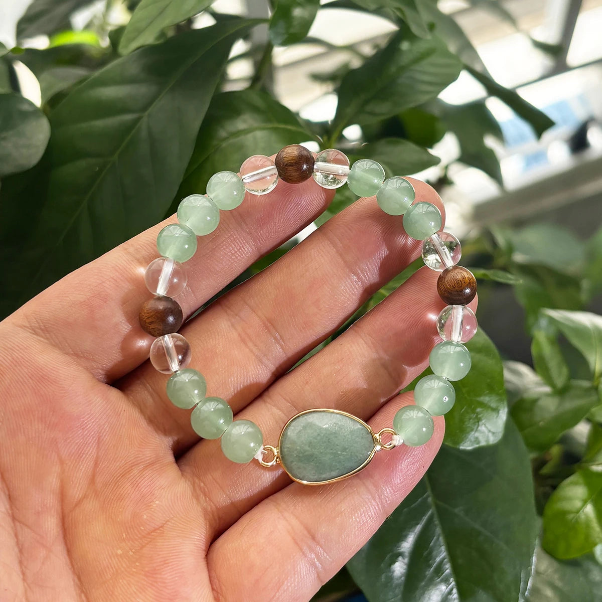 Tinkers Green Aventurine And Tiger Eye Bracelet Unisex Prosperity - Apparel & Accessories > Jewelry > Bracelets