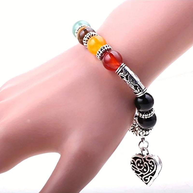 7 Chakra Stone Bracelet By Tinkers - Spiritual Healing