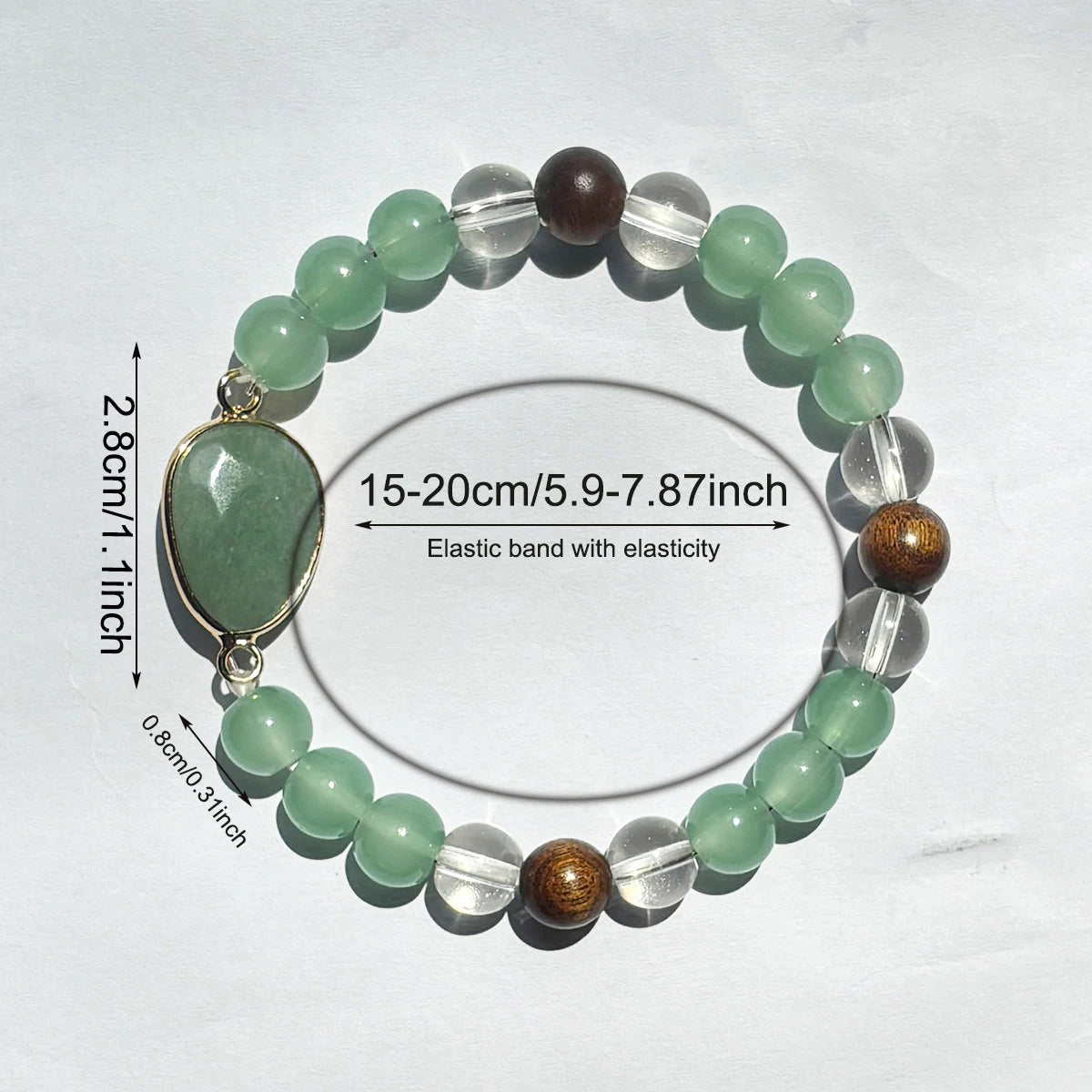 Tinkers Green Aventurine And Tiger Eye Bracelet Unisex Prosperity - Apparel & Accessories > Jewelry > Bracelets