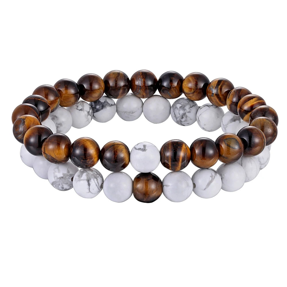 Tinkers XQNI Beaded Bracelets Multi Style Elastic Rope Unisex -