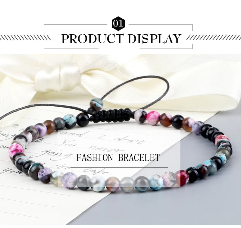 Tinkers EarthStone 4mm Natural Mini Beads Bracelet Unisex Yoga - Apparel & Accessories > Jewelry > Bracelets