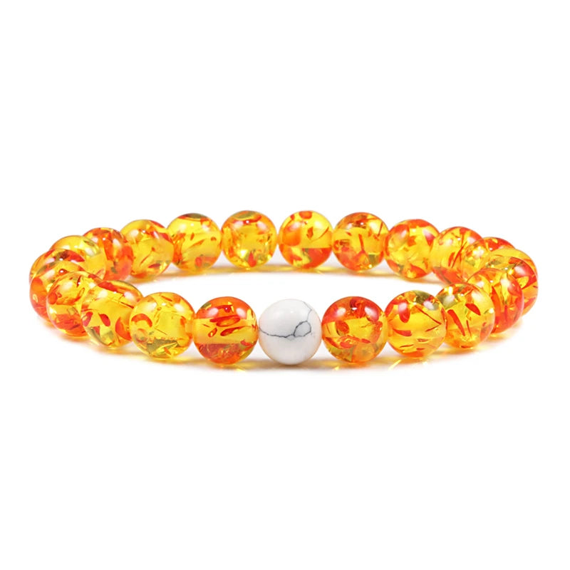 Tinkers 10 Colors Buddhist Stone Beaded Bracelet Elastic Gift - Uncategorized