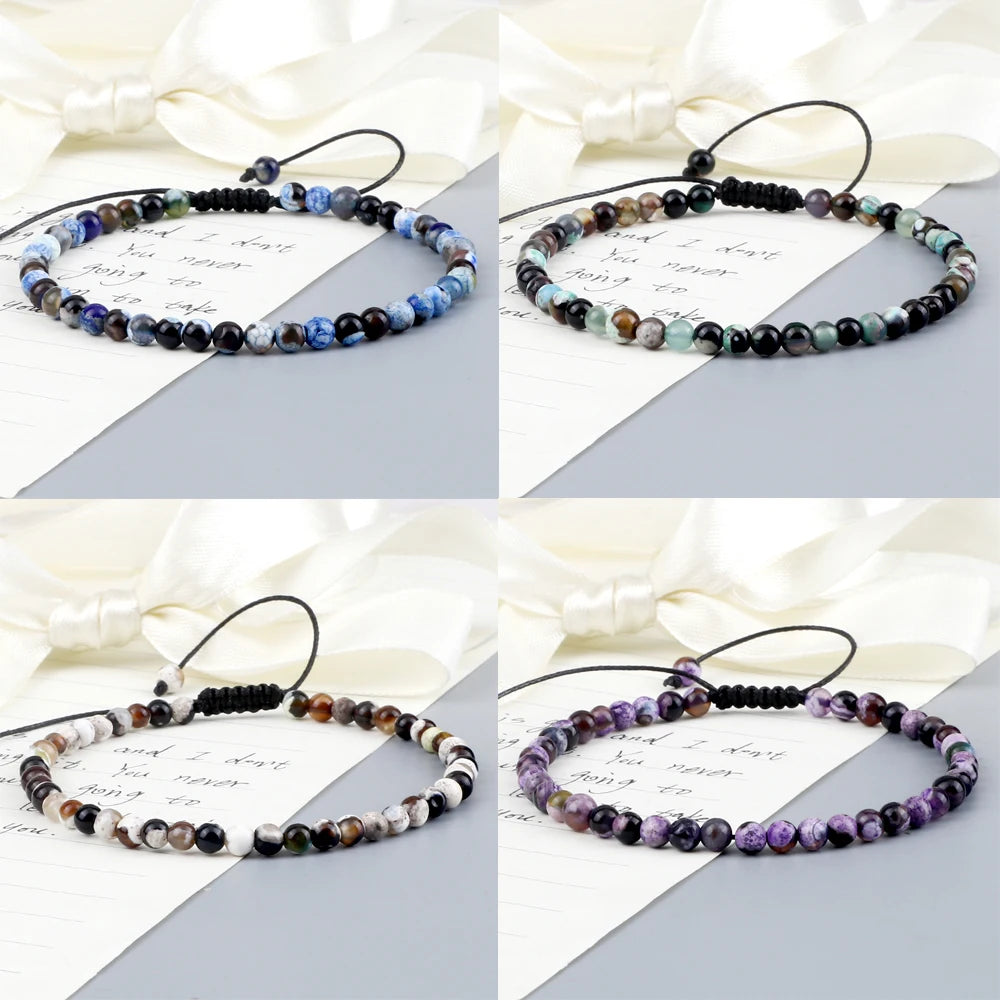 Tinkers EarthStone 4mm Natural Mini Beads Bracelet Unisex Yoga - Apparel & Accessories > Jewelry > Bracelets