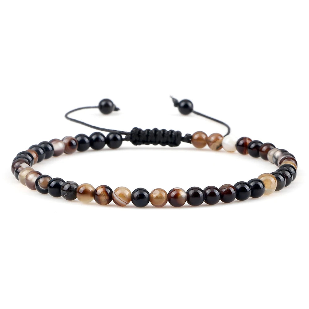 Tinkers EarthStone 4mm Natural Mini Beads Bracelet Unisex Yoga - Apparel & Accessories > Jewelry > Bracelets