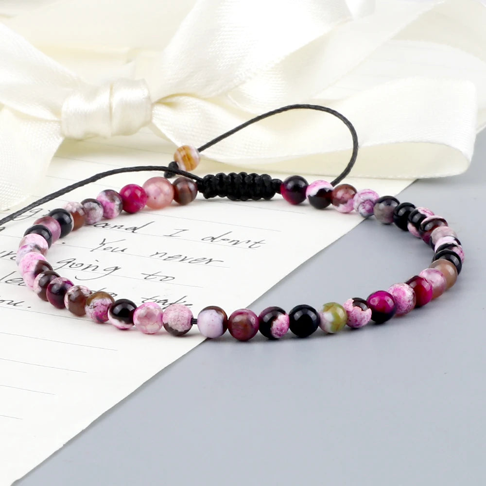 Tinkers EarthStone 4mm Natural Mini Beads Bracelet Unisex Yoga - Apparel & Accessories > Jewelry > Bracelets