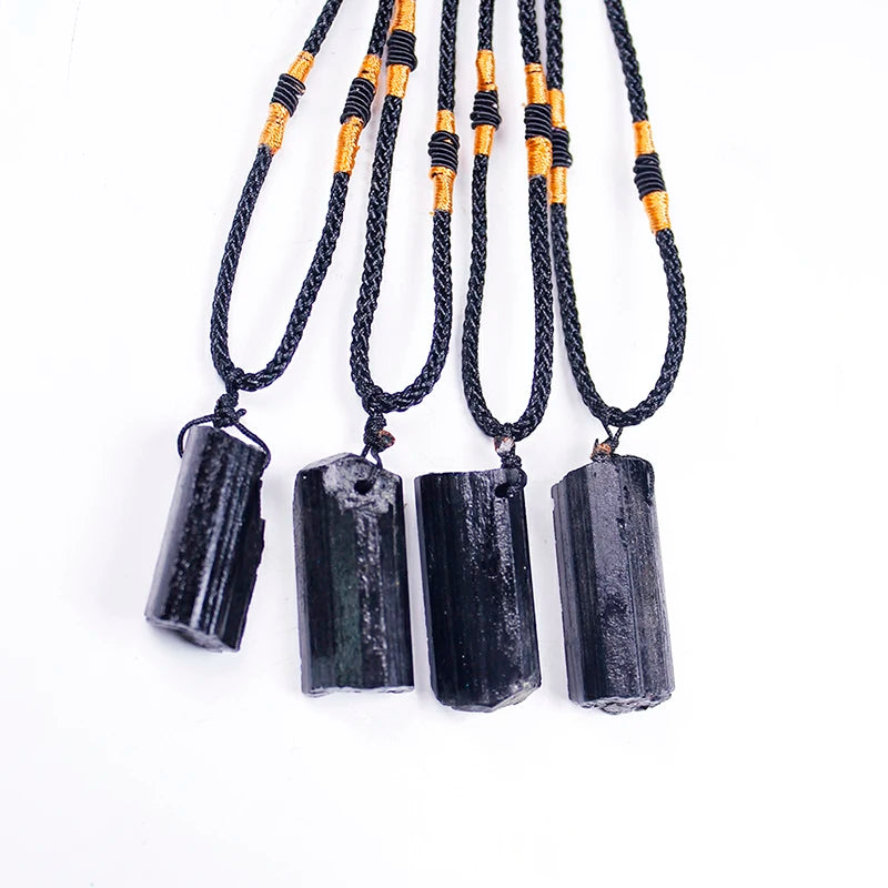 Schwarzer Turmalin-Anhänger von Tinkers - Spirituelle Energie