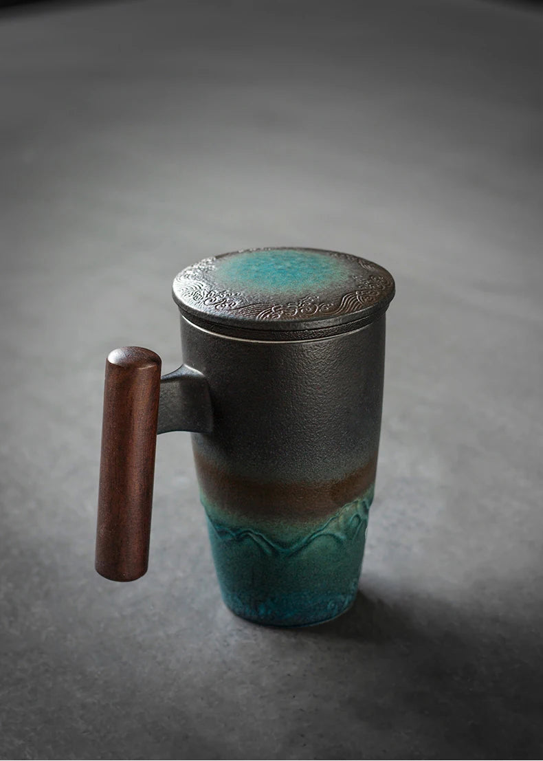 Handcrafted Elegant Ceramic Mug by Tinkers for Professionals