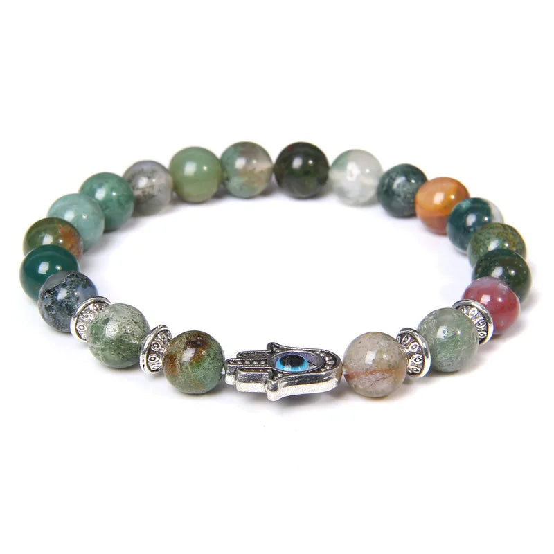 Natural Agate Protection Bracelet Unisex By Tinkers