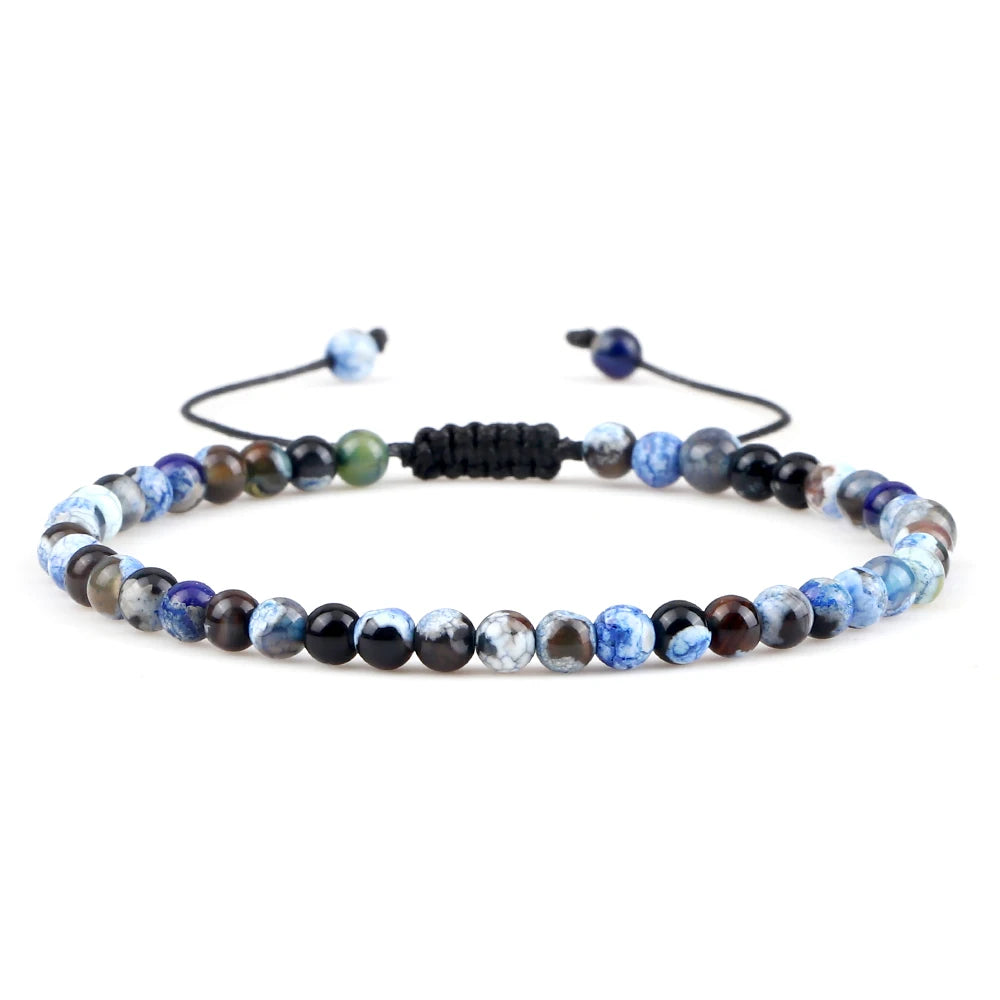 Tinkers EarthStone 4mm Natural Mini Beads Bracelet Unisex Yoga - Apparel & Accessories > Jewelry > Bracelets