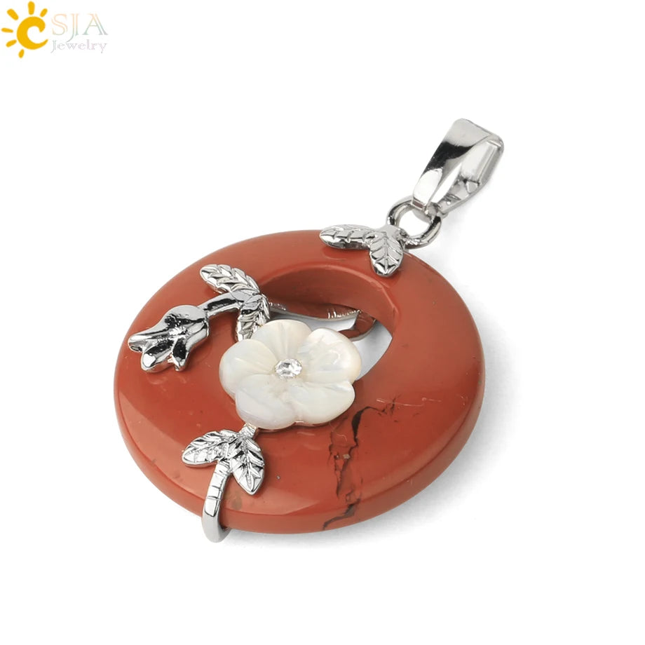 Ciondolo a forma di ciambella in ametista di Tinkers Energy And Balance