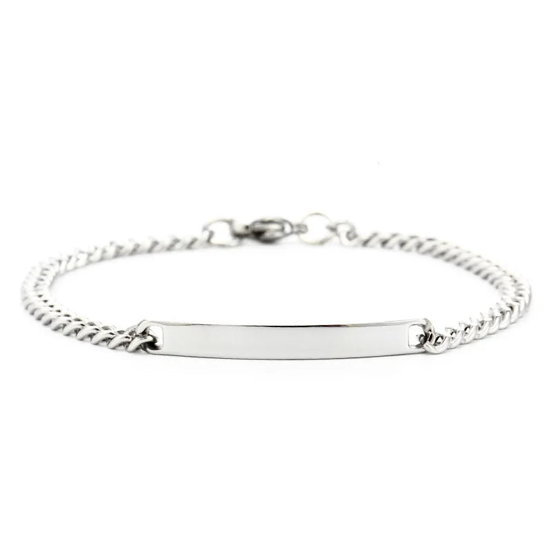 Handcrafted Personalized Stainless Steel Bracelet by Tinkers for Lovers