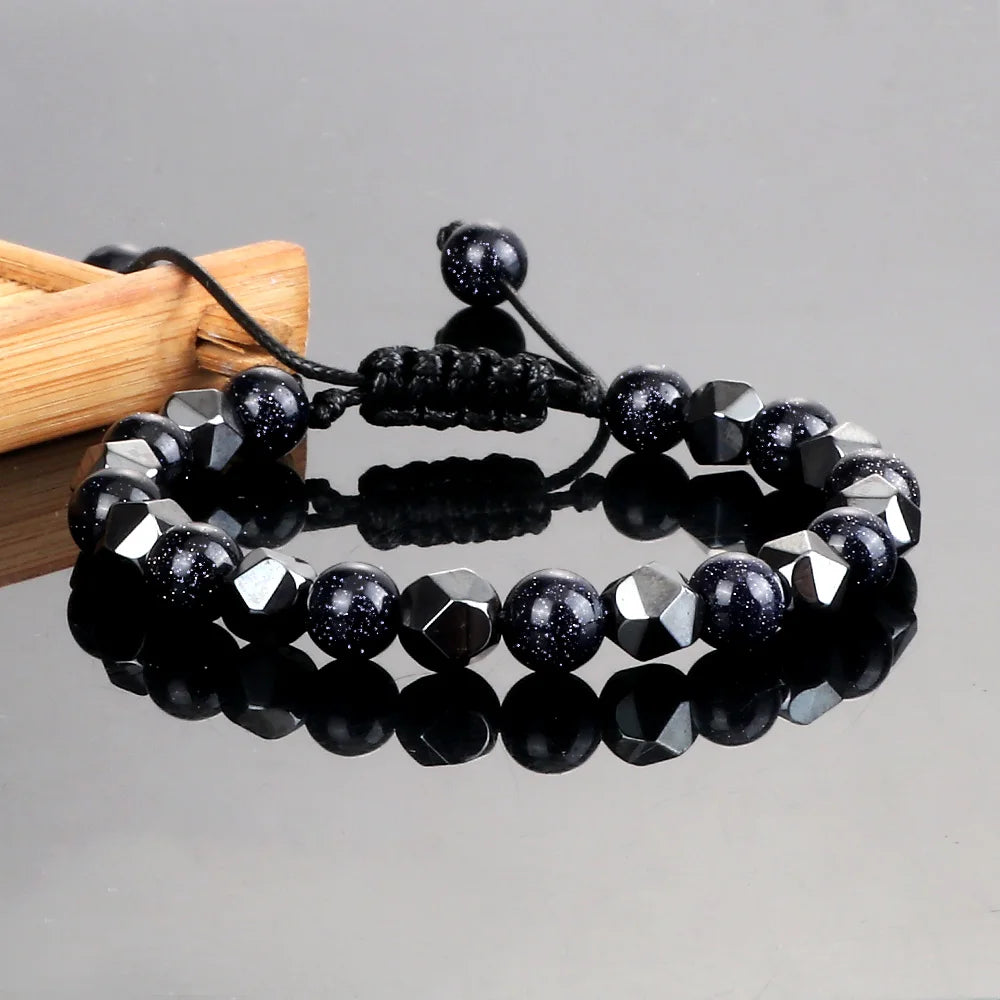 Tinkers Natural Lava Stone Beaded Bracelet Yoga Style Luxe Elegance - Uncategorized