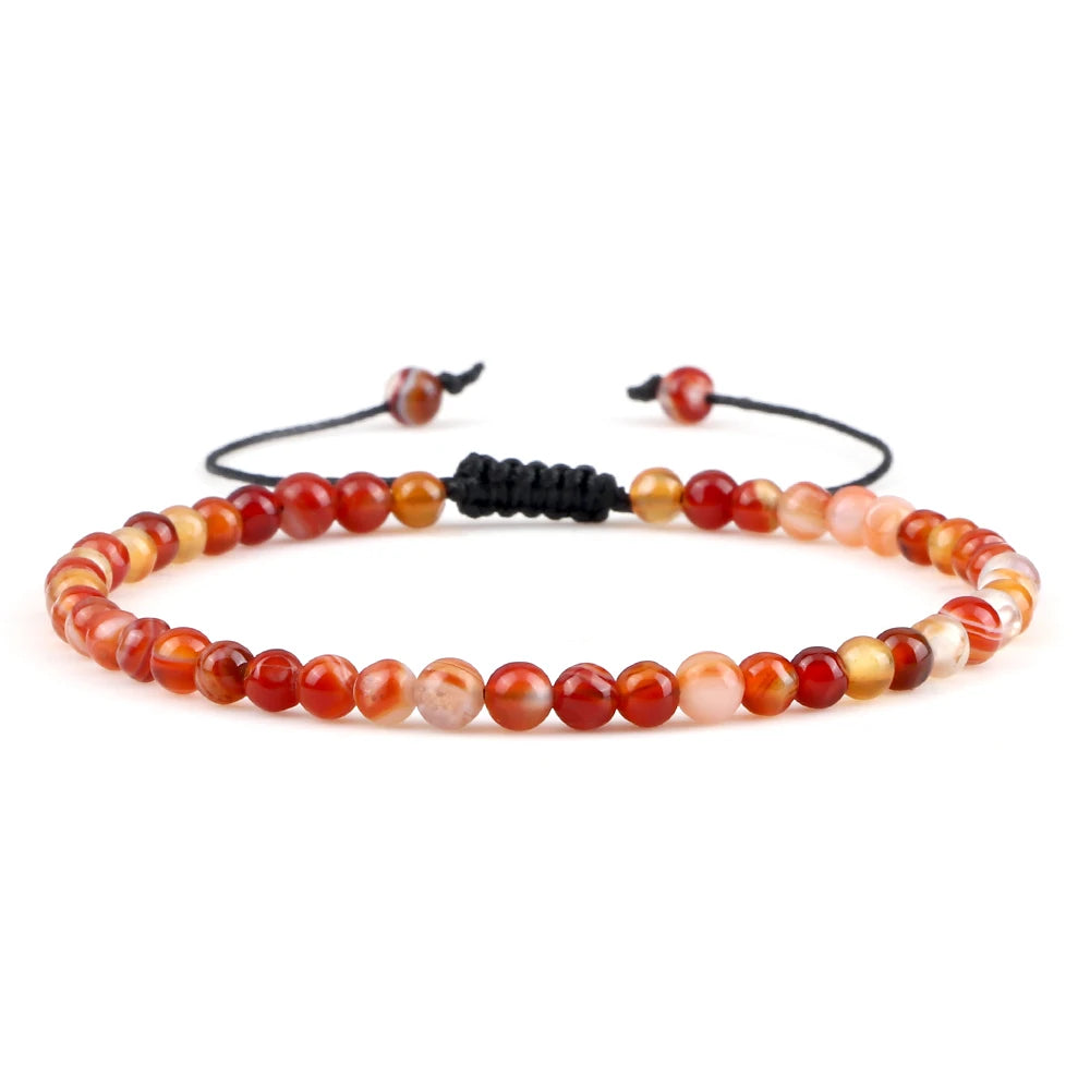 Tinkers EarthStone 4mm Natural Mini Beads Bracelet Unisex Yoga - Apparel & Accessories > Jewelry > Bracelets