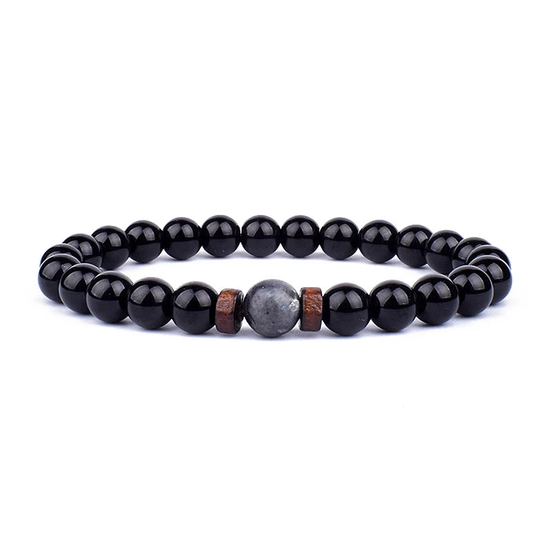 Tinkers Volcanic Stone Lava Bracelet Tibetan Buddha Edition -