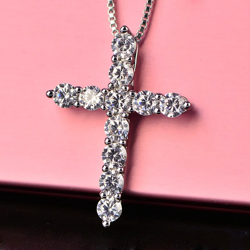 Crystal Cross Necklace By Tinkers Spiritual Healing
