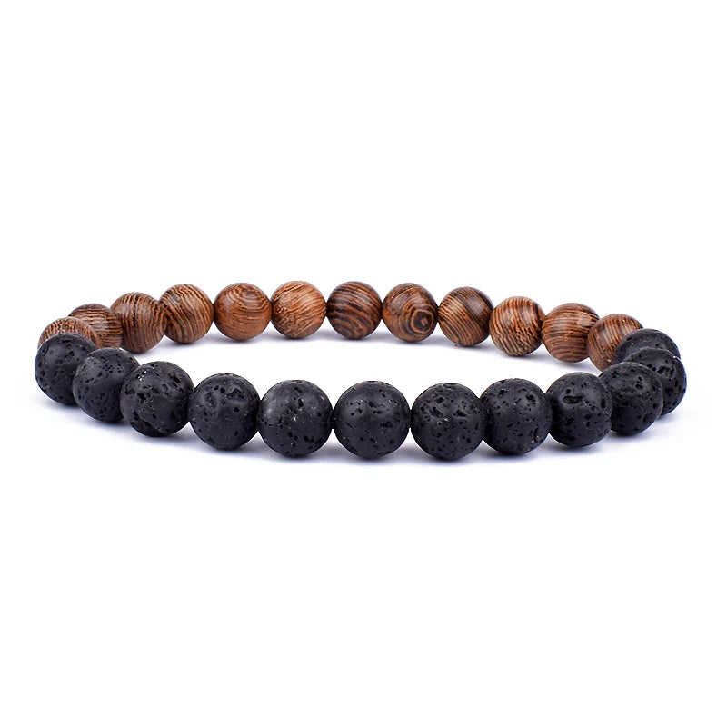 Tinkers Volcanic Stone Lava Bracelet Tibetan Buddha Edition -