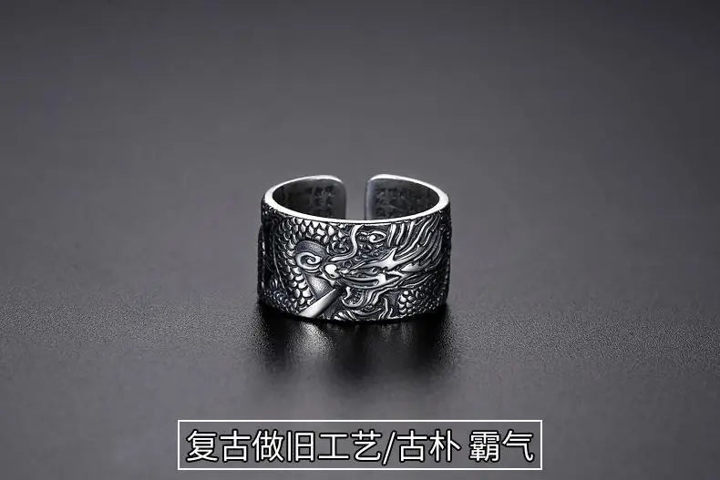 Tinkers Dragon Ring - Protection And Spiritual Energy