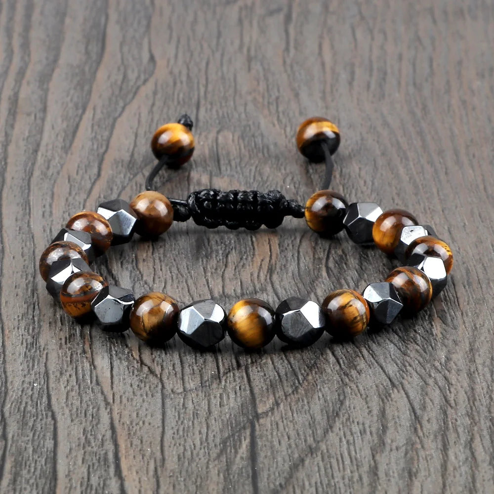 Tinkers Natural Lava Stone Beaded Bracelet Yoga Style Luxe Elegance - Uncategorized