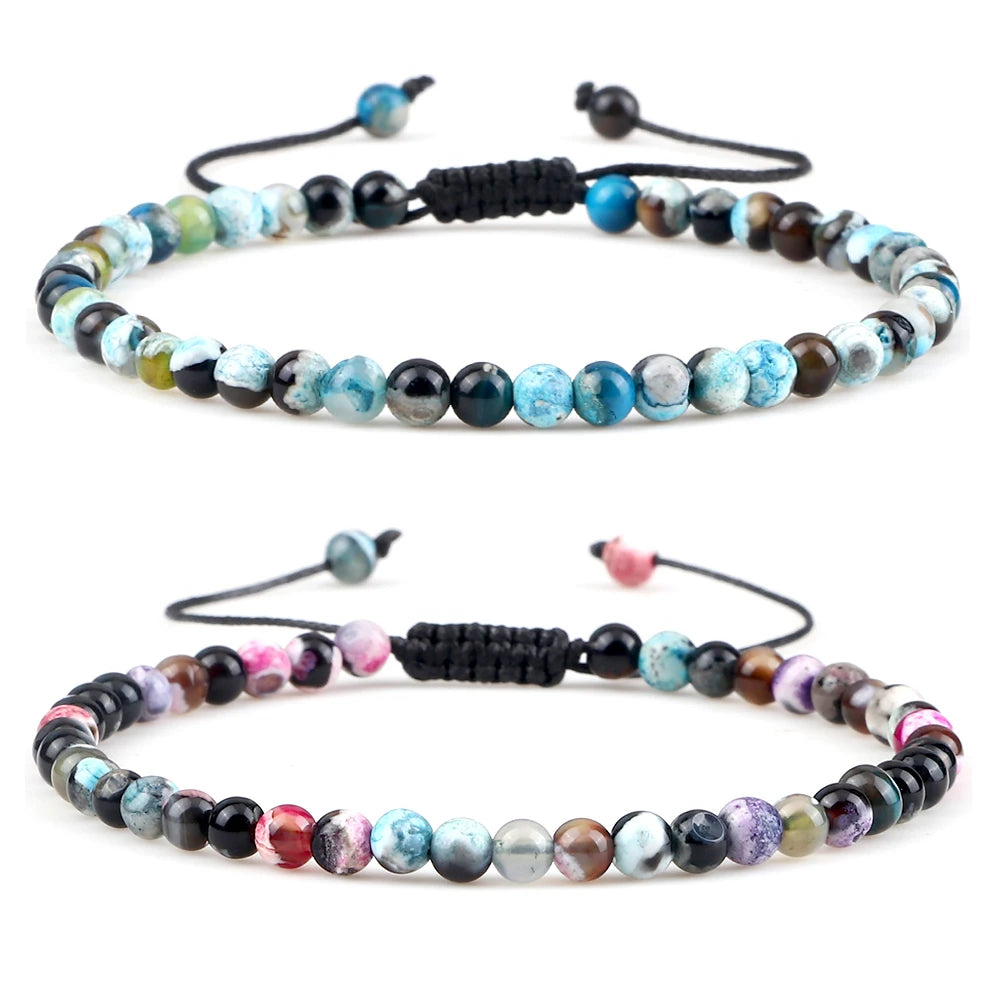 Tinkers EarthStone 4mm Natural Mini Beads Bracelet Unisex Yoga - Apparel & Accessories > Jewelry > Bracelets