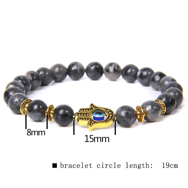 Natural Agate Protection Bracelet Unisex By Tinkers