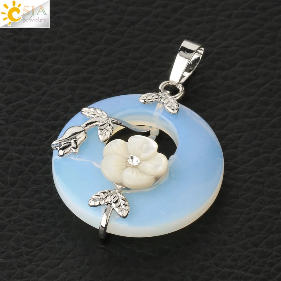 Ciondolo a forma di ciambella in ametista di Tinkers Energy And Balance