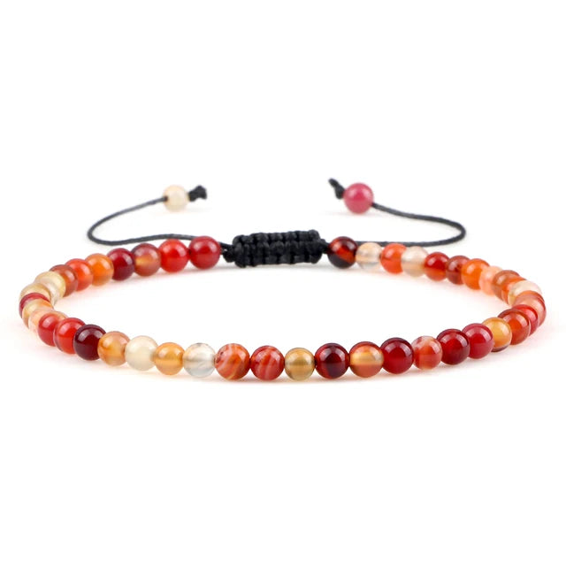 Tinkers EarthStone 4mm Natural Mini Beads Bracelet Unisex Yoga - Apparel & Accessories > Jewelry > Bracelets