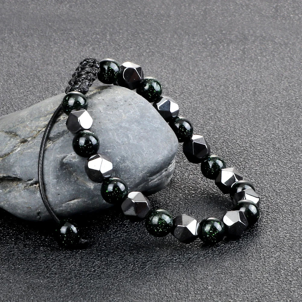 Tinkers Natural Lava Stone Beaded Bracelet Yoga Style Luxe Elegance - Uncategorized