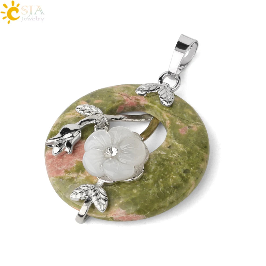 Ciondolo a forma di ciambella in ametista di Tinkers Energy And Balance