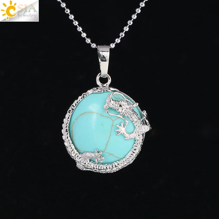 Tinkers Drachenanhänger mit Tigerauge – Energieschutz 