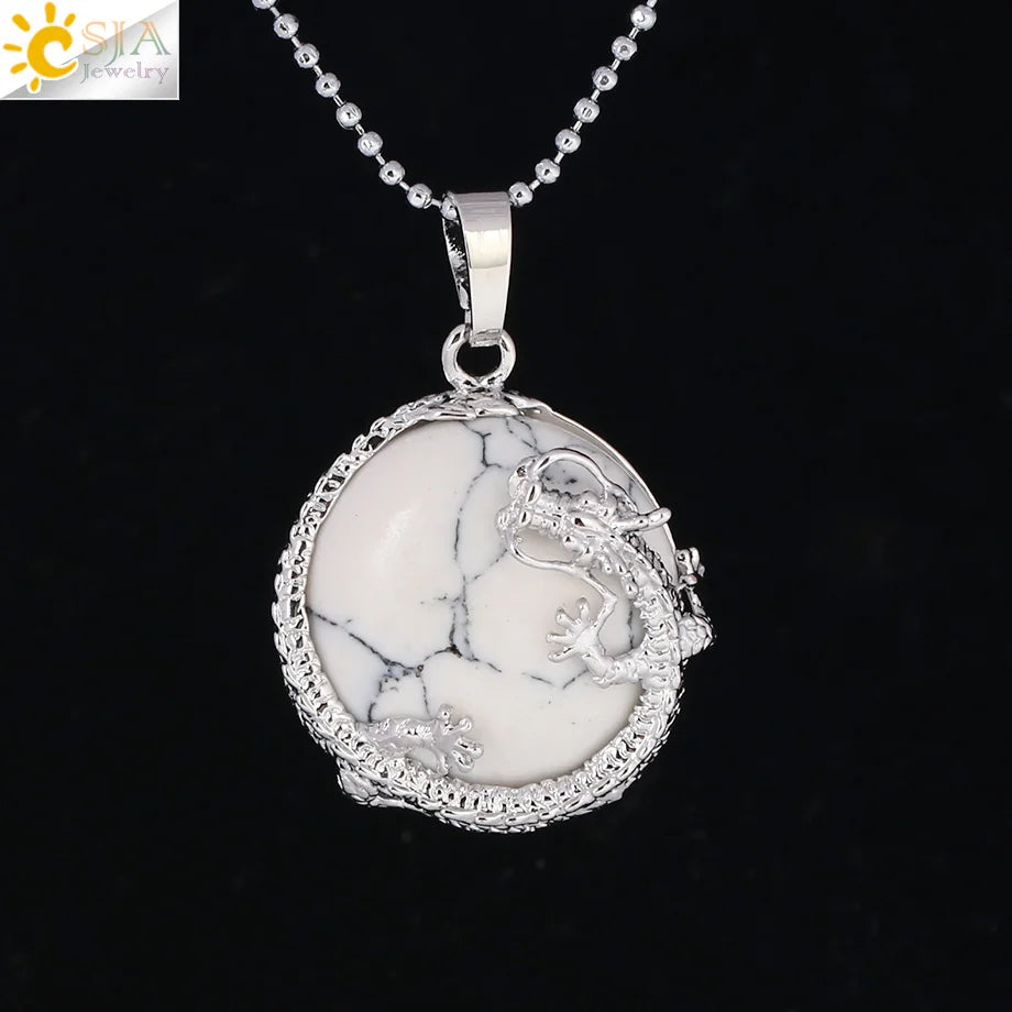 Tinkers Drachenanhänger mit Tigerauge – Energieschutz 