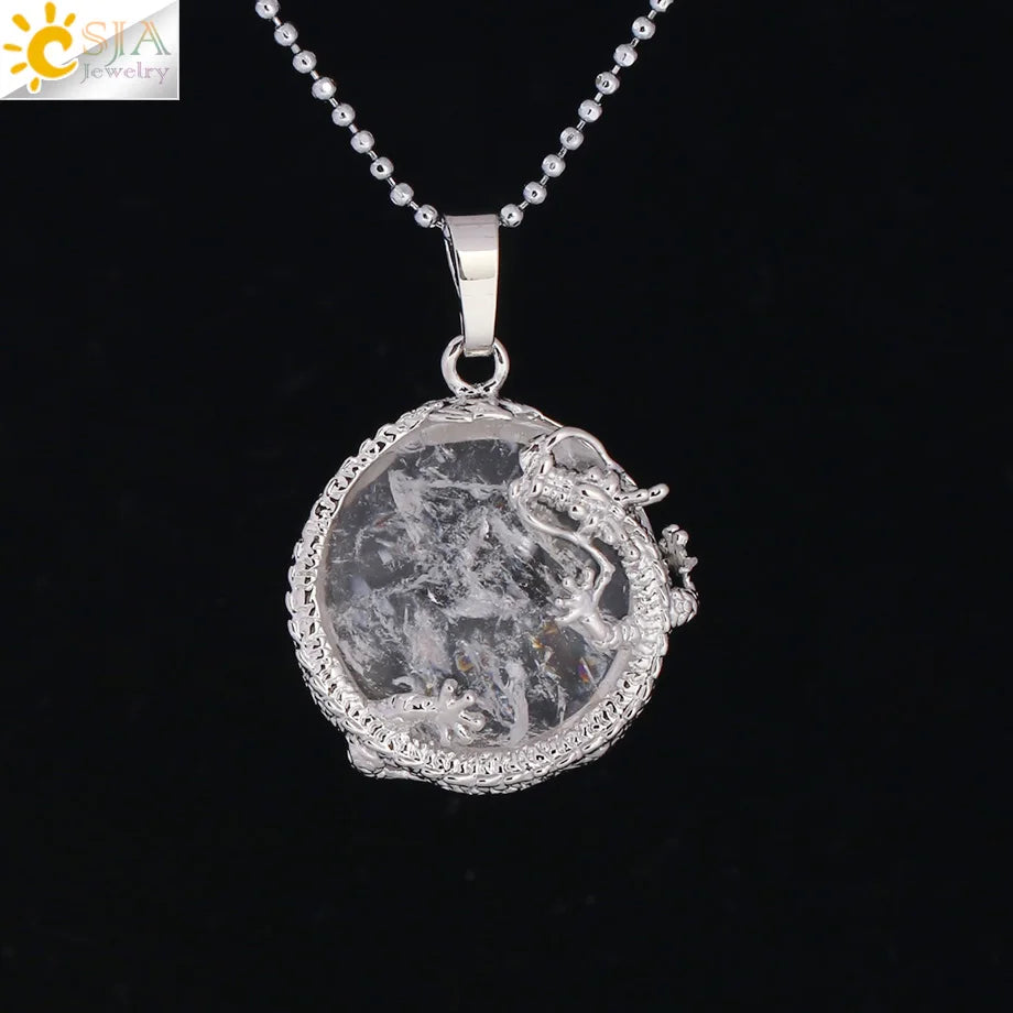 Tinkers Drachenanhänger mit Tigerauge – Energieschutz 