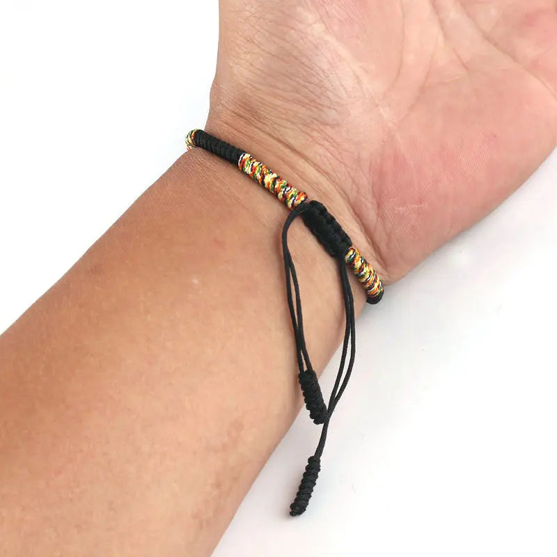 Tibetischer Buddhismus Glücksarmband Unisex Roter King Kong Knoten