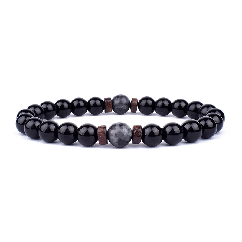 Tinkers Volcanic Stone Lava Bracelet Tibetan Buddha Edition -