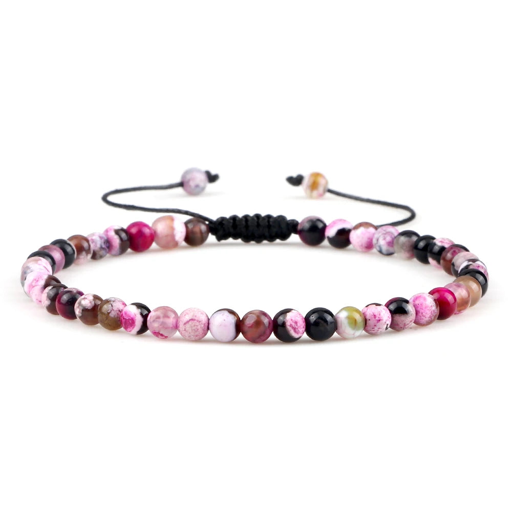 Tinkers EarthStone 4mm Natural Mini Beads Bracelet Unisex Yoga - Apparel & Accessories > Jewelry > Bracelets
