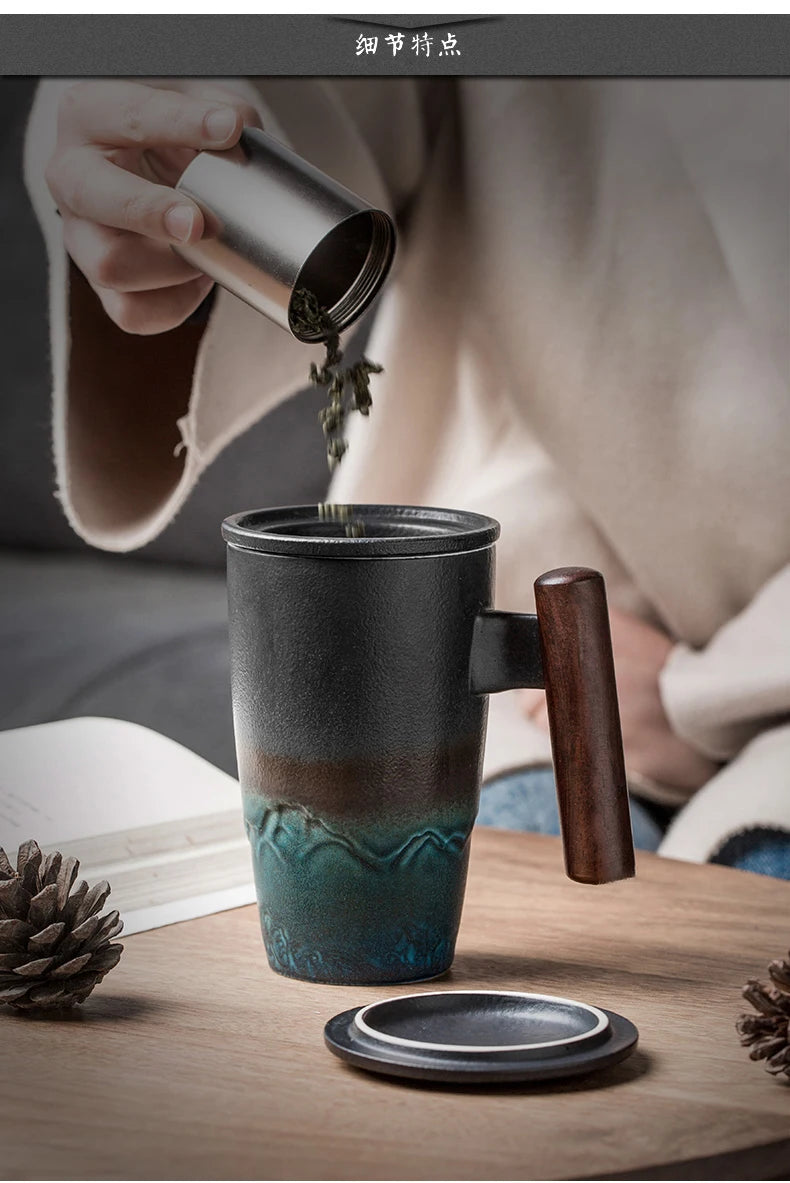 Handcrafted Elegant Ceramic Mug by Tinkers for Professionals