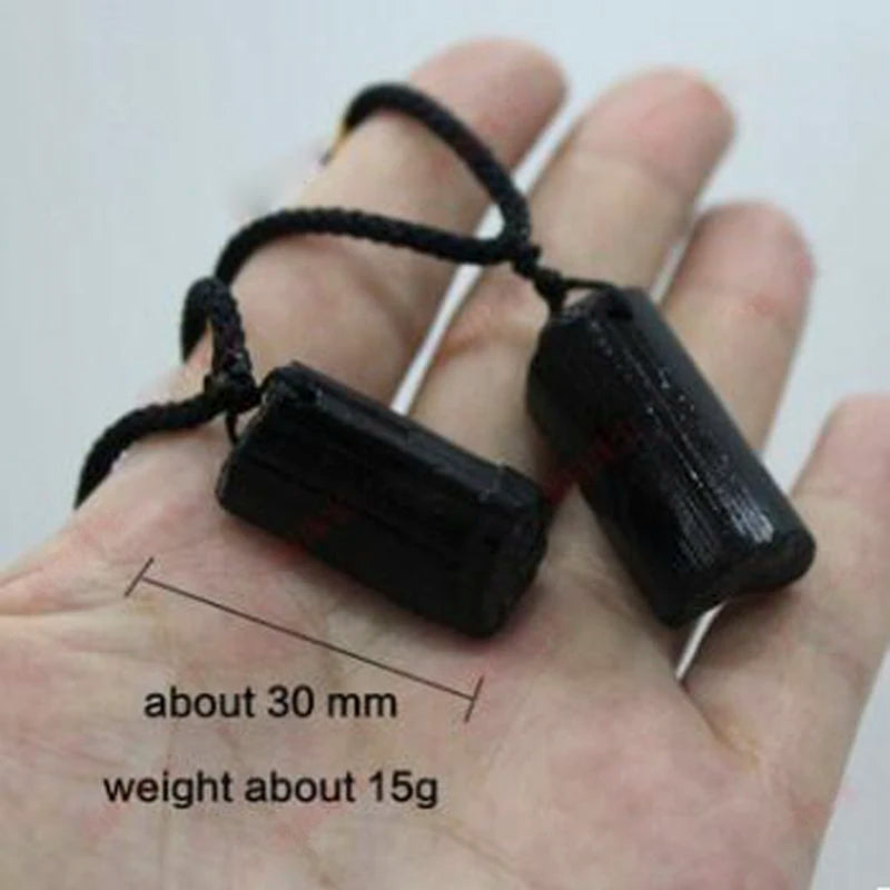 Schwarzer Turmalin-Anhänger von Tinkers - Spirituelle Energie