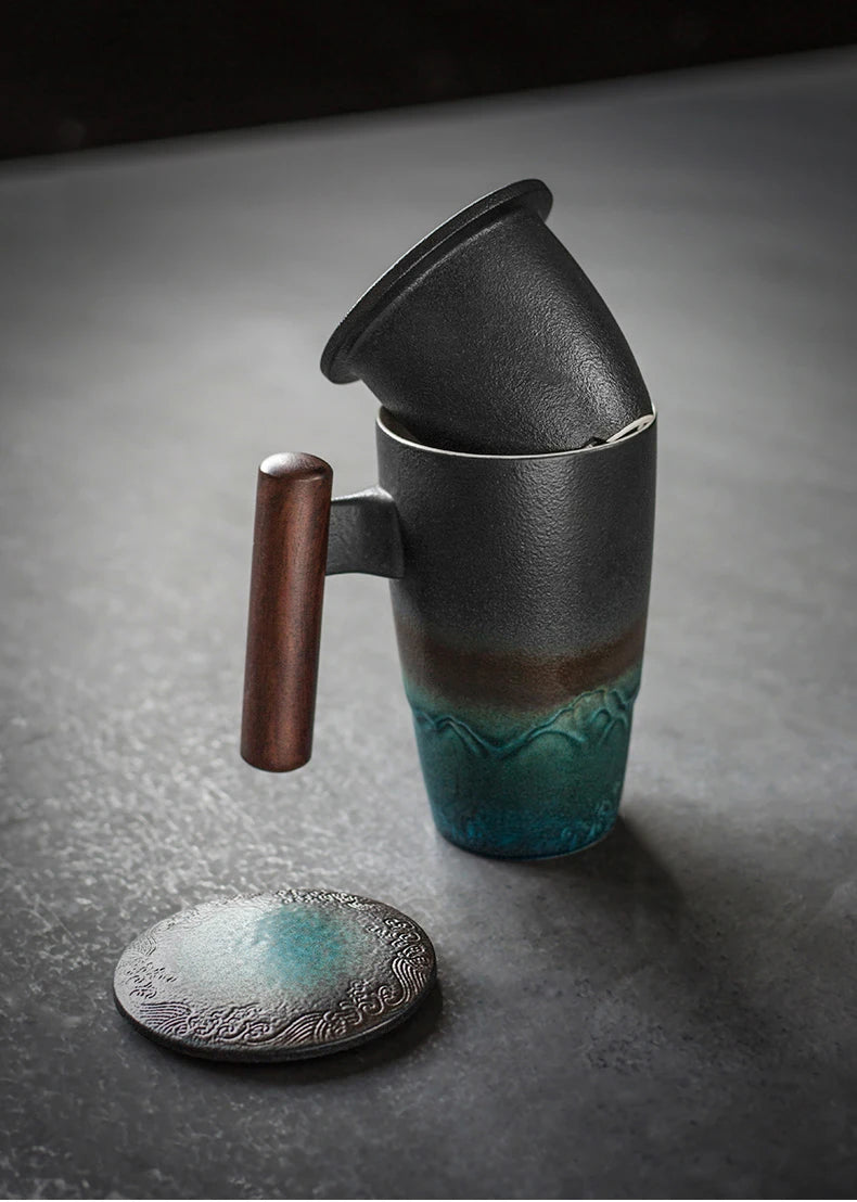 Handcrafted Elegant Ceramic Mug by Tinkers for Professionals