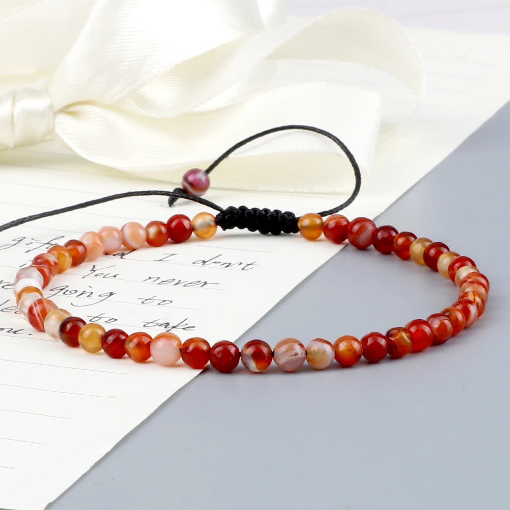 Tinkers EarthStone 4mm Natural Mini Beads Bracelet Unisex Yoga - Apparel & Accessories > Jewelry > Bracelets