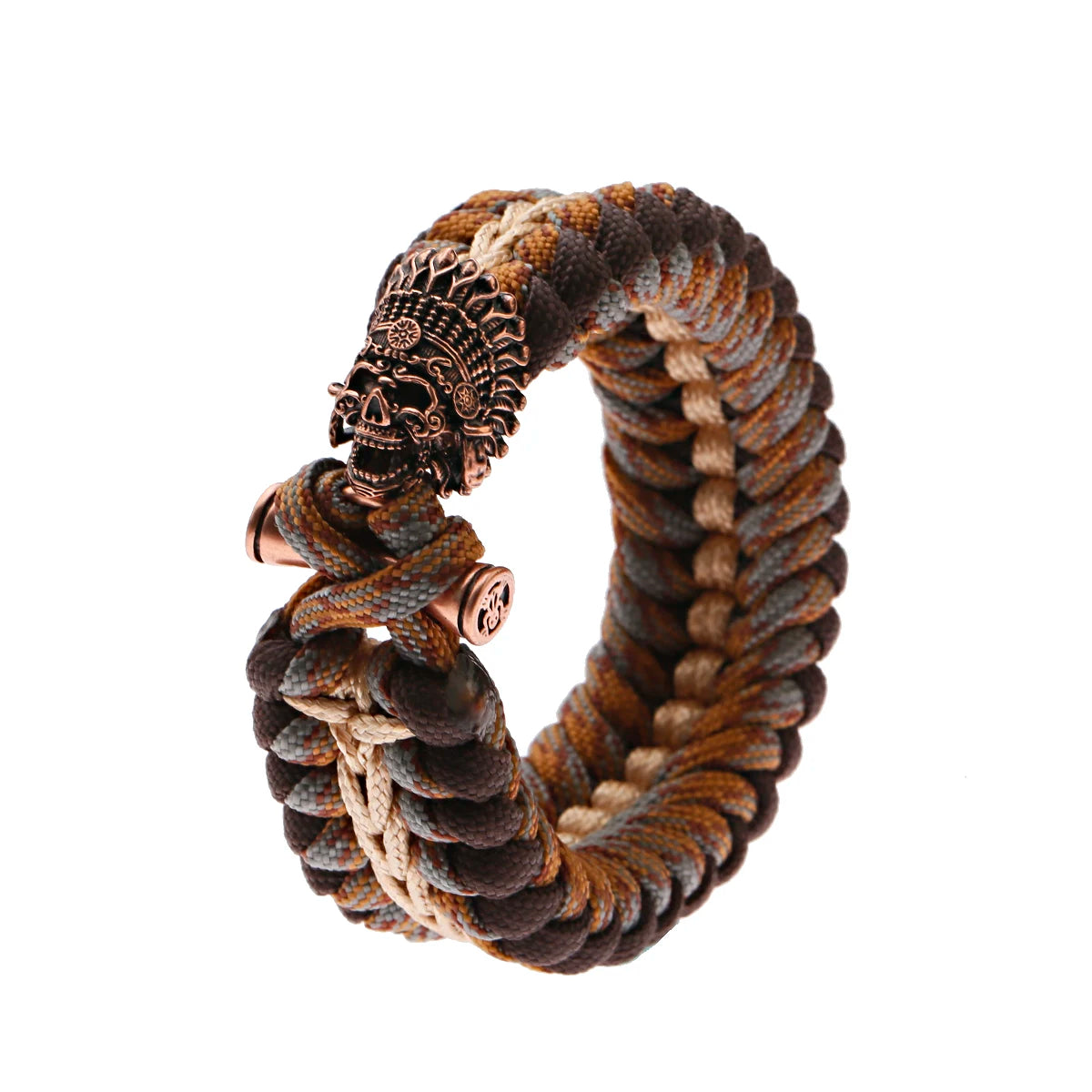 Tinkers Nordic Skull Punk Lanyard Bracelet Unisex Viking Jewelry -