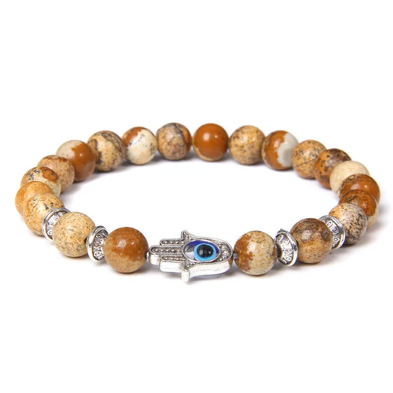 Natural Agate Protection Bracelet Unisex By Tinkers