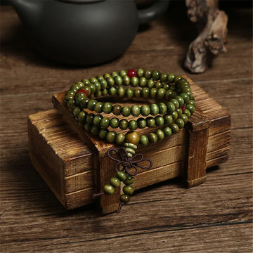 Tinkers FREE TODAY Tinkers Sandalwood Beaded Bracelet Green 6mm Limited - Apparel & Accessories > Jewelry > Bracelets