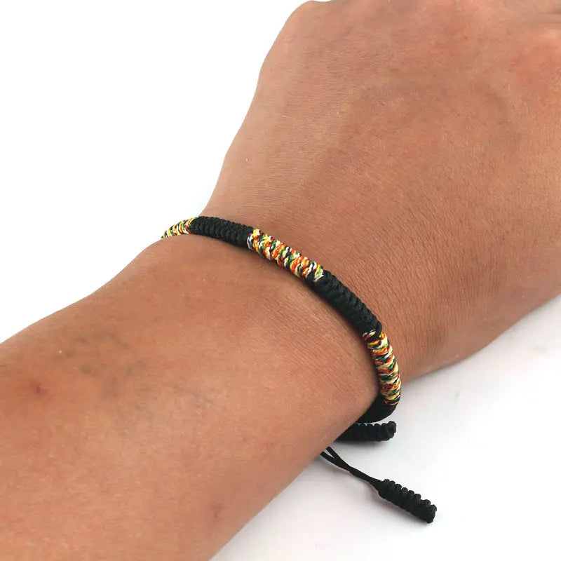 Tibetischer Buddhismus Glücksarmband Unisex Roter King Kong Knoten