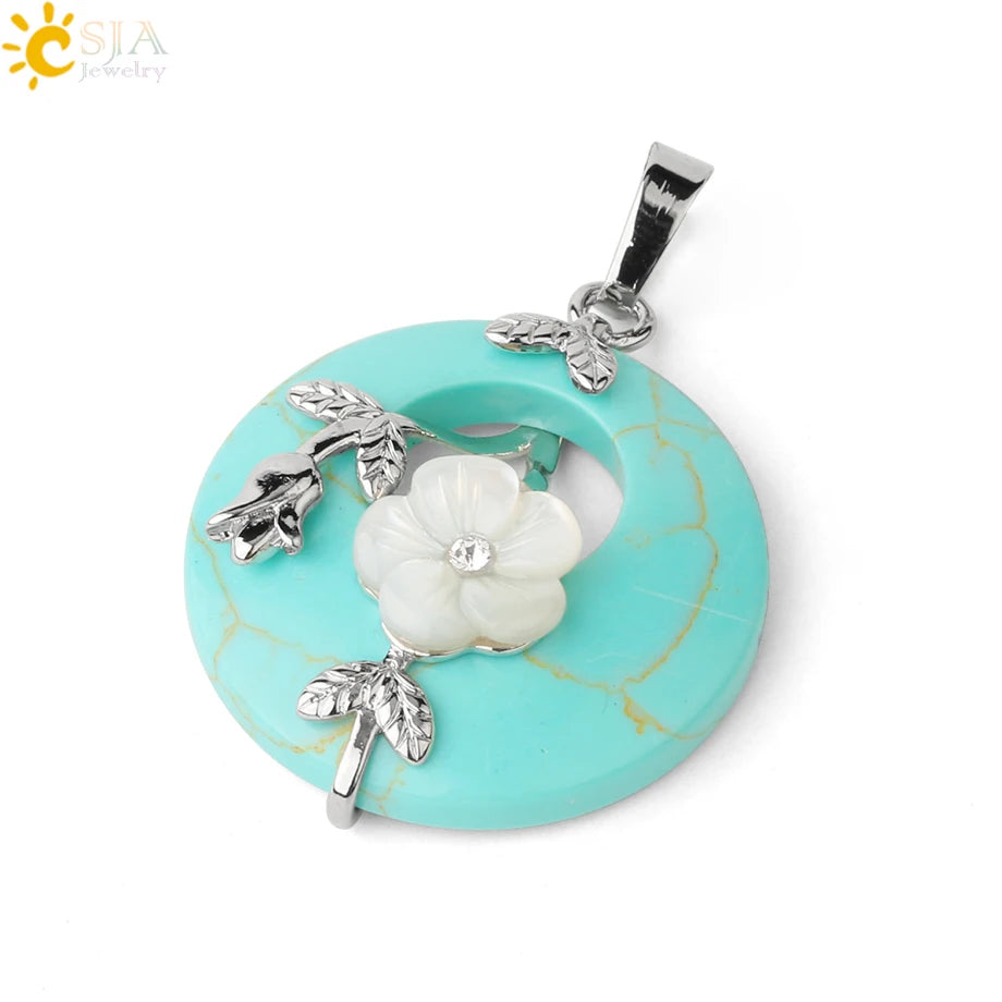 Ciondolo a forma di ciambella in ametista di Tinkers Energy And Balance