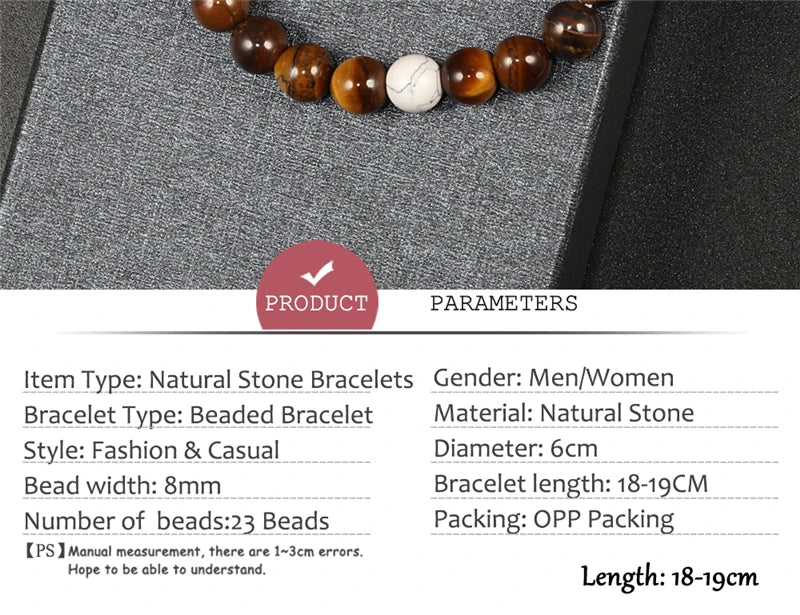 Tinkers 10 Colors Buddhist Stone Beaded Bracelet Elastic Gift - Uncategorized