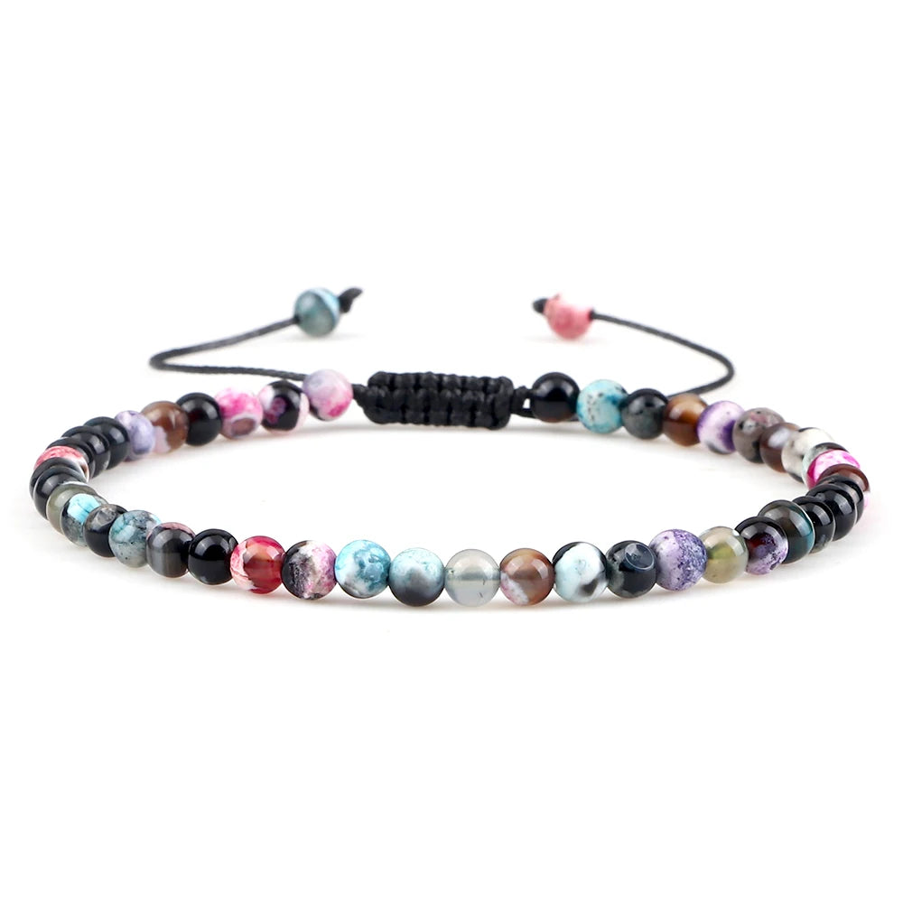 Tinkers EarthStone 4mm Natural Mini Beads Bracelet Unisex Yoga - Apparel & Accessories > Jewelry > Bracelets